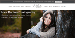 Desktop Screenshot of nickbuntonphotography.co.uk